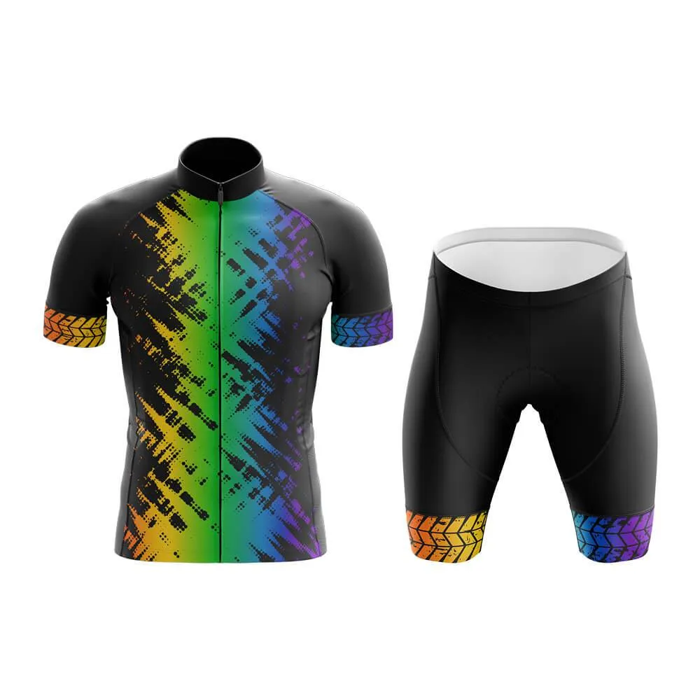 Abstract Rainbow (V12) Club Cycling Kit