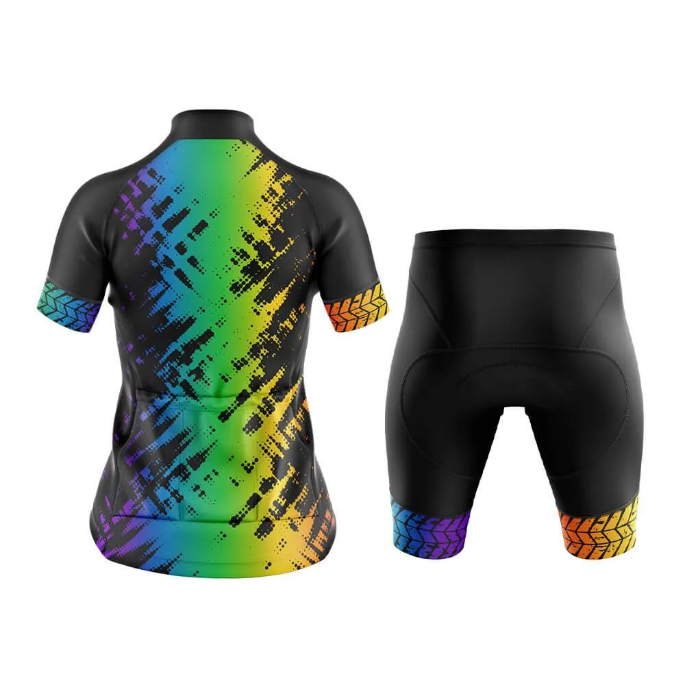 Abstract Rainbow (V12) Club Cycling Kit