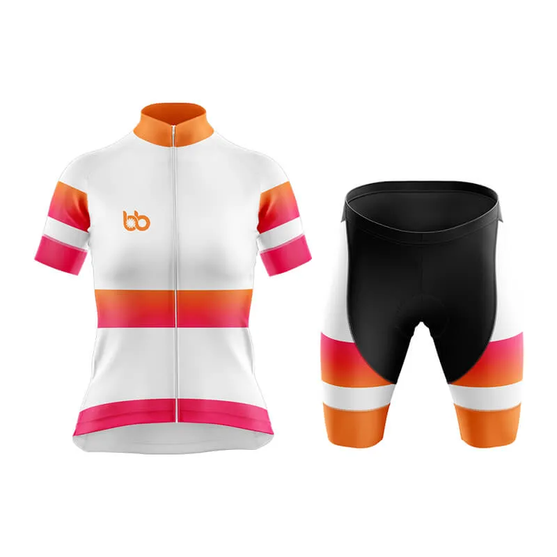 BB Gradient Club Cycling Kit (Pink-Orange)