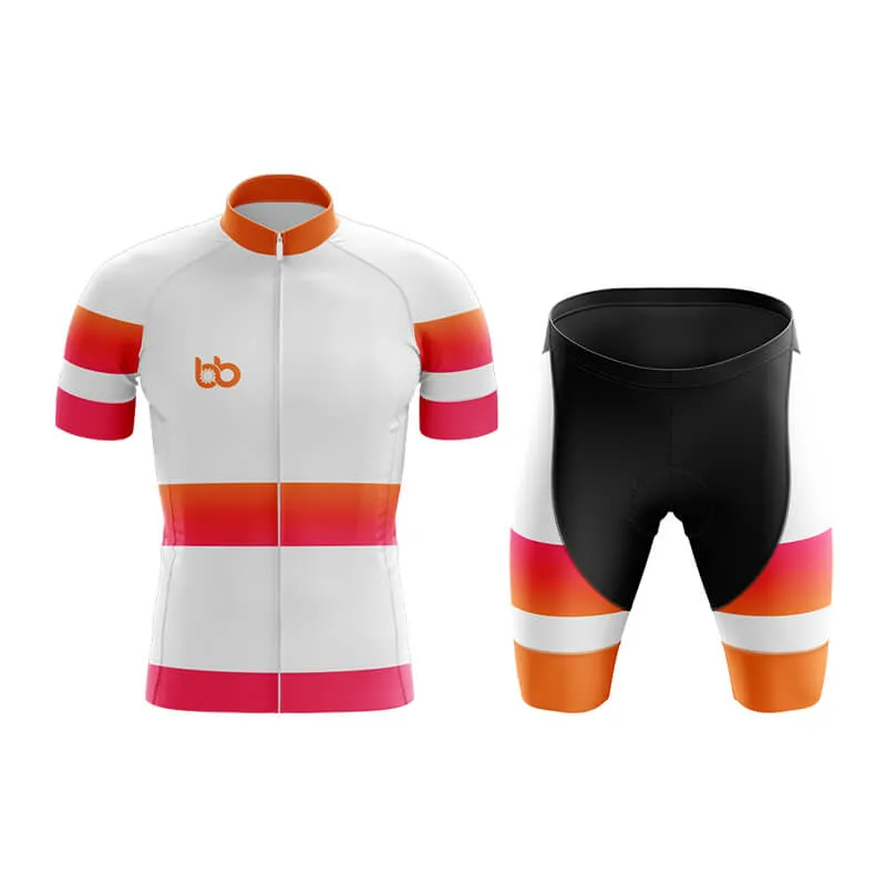 BB Gradient Club Cycling Kit (Pink-Orange)