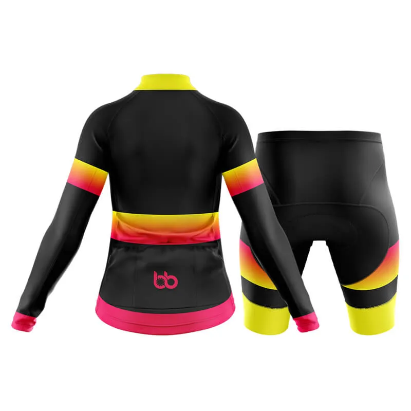 BB Gradient Club Cycling Kit (Yellow-Pink)