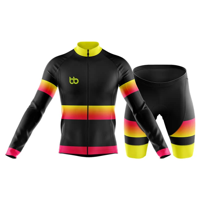 BB Gradient Club Cycling Kit (Yellow-Pink)