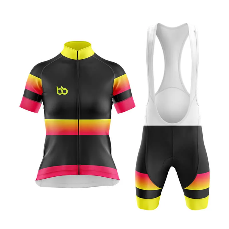 BB Gradient Club Cycling Kit (Yellow-Pink)