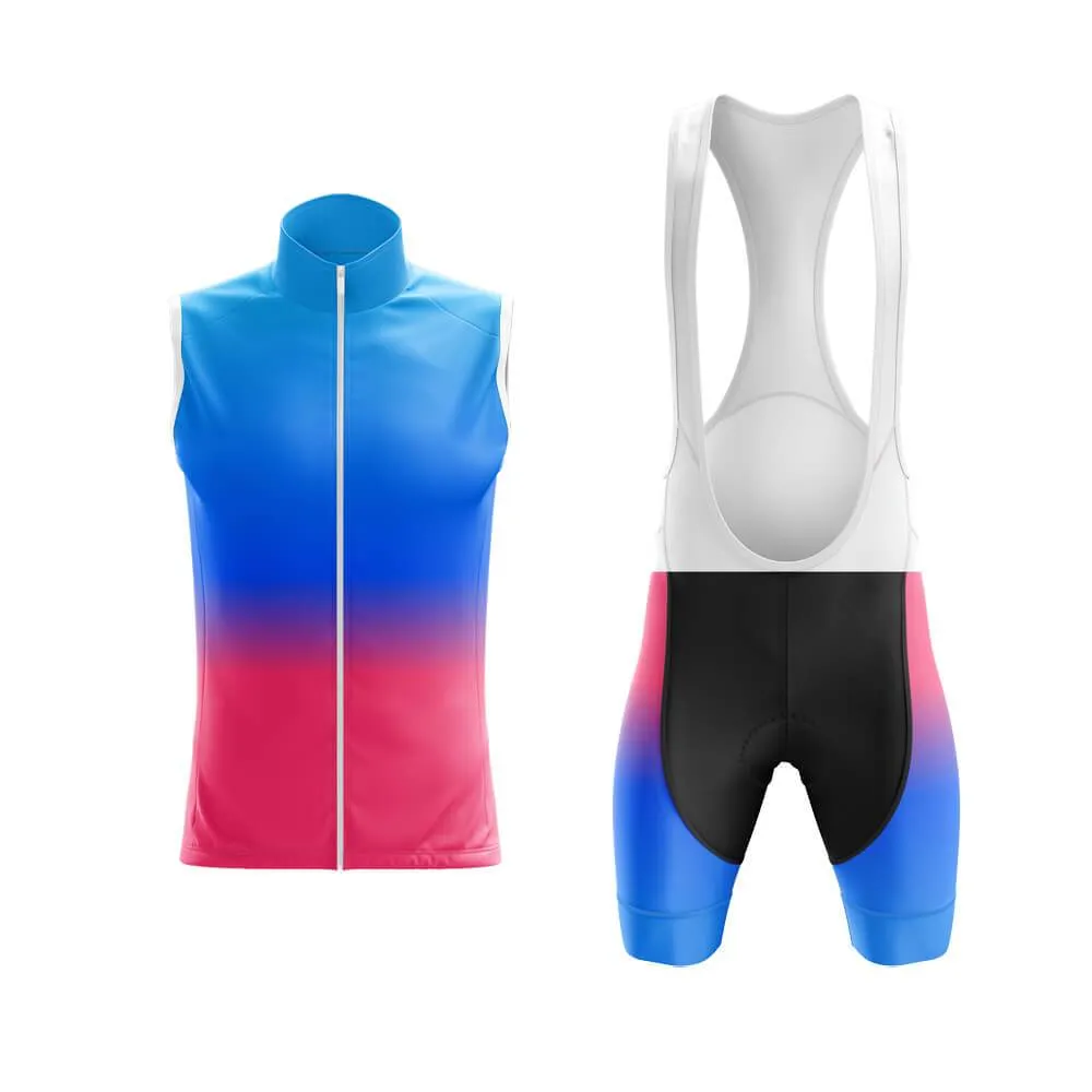 Blue-Pink Gradient Club Cycling Kit