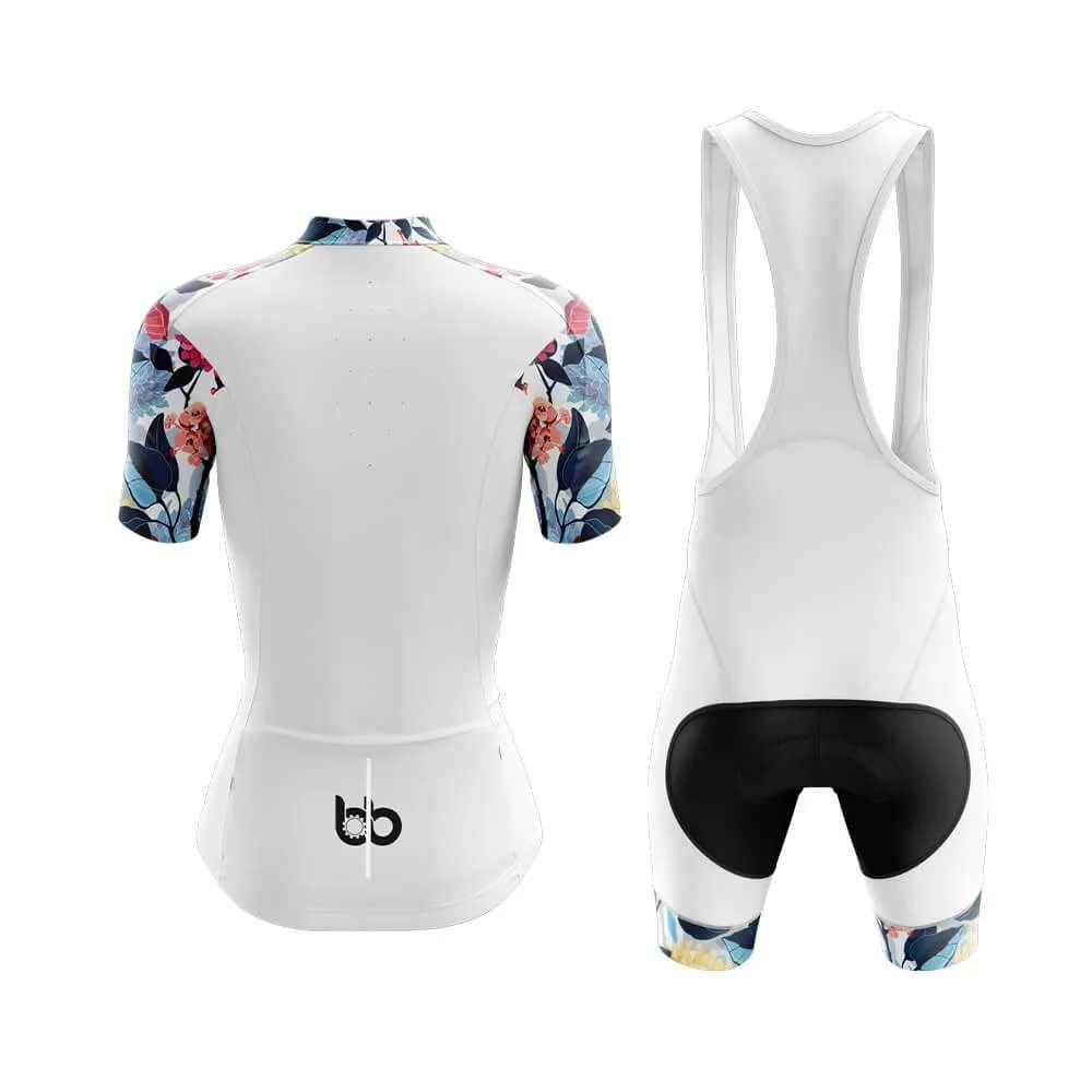 Botanical Garden Floral Sleeves Club Cycling Kit