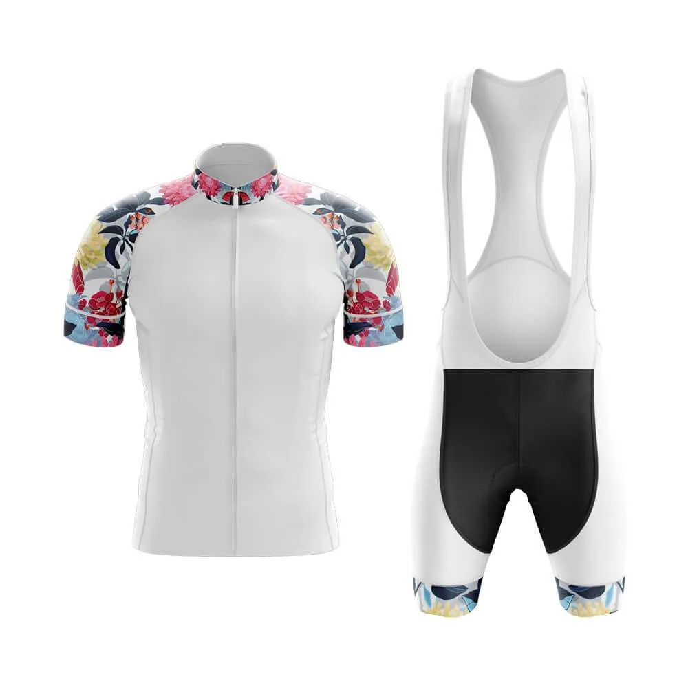 Botanical Garden Floral Sleeves Club Cycling Kit