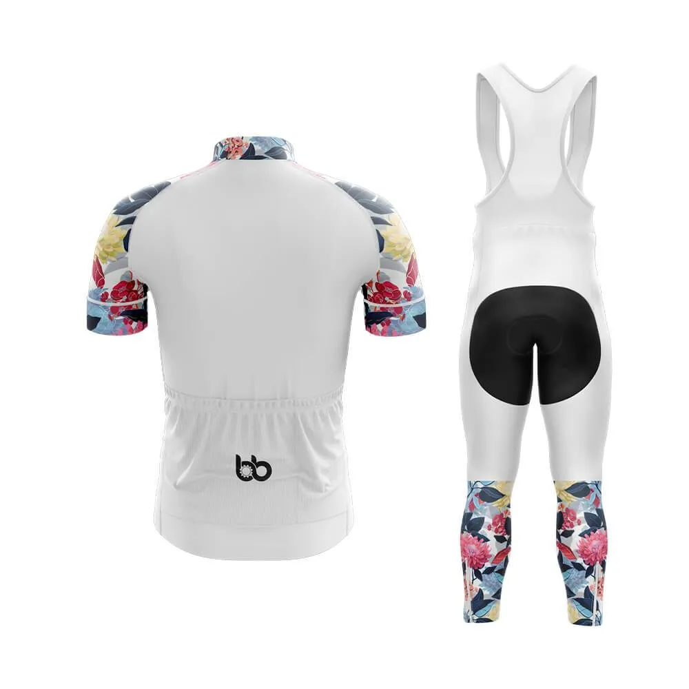 Botanical Garden Floral Sleeves Club Cycling Kit