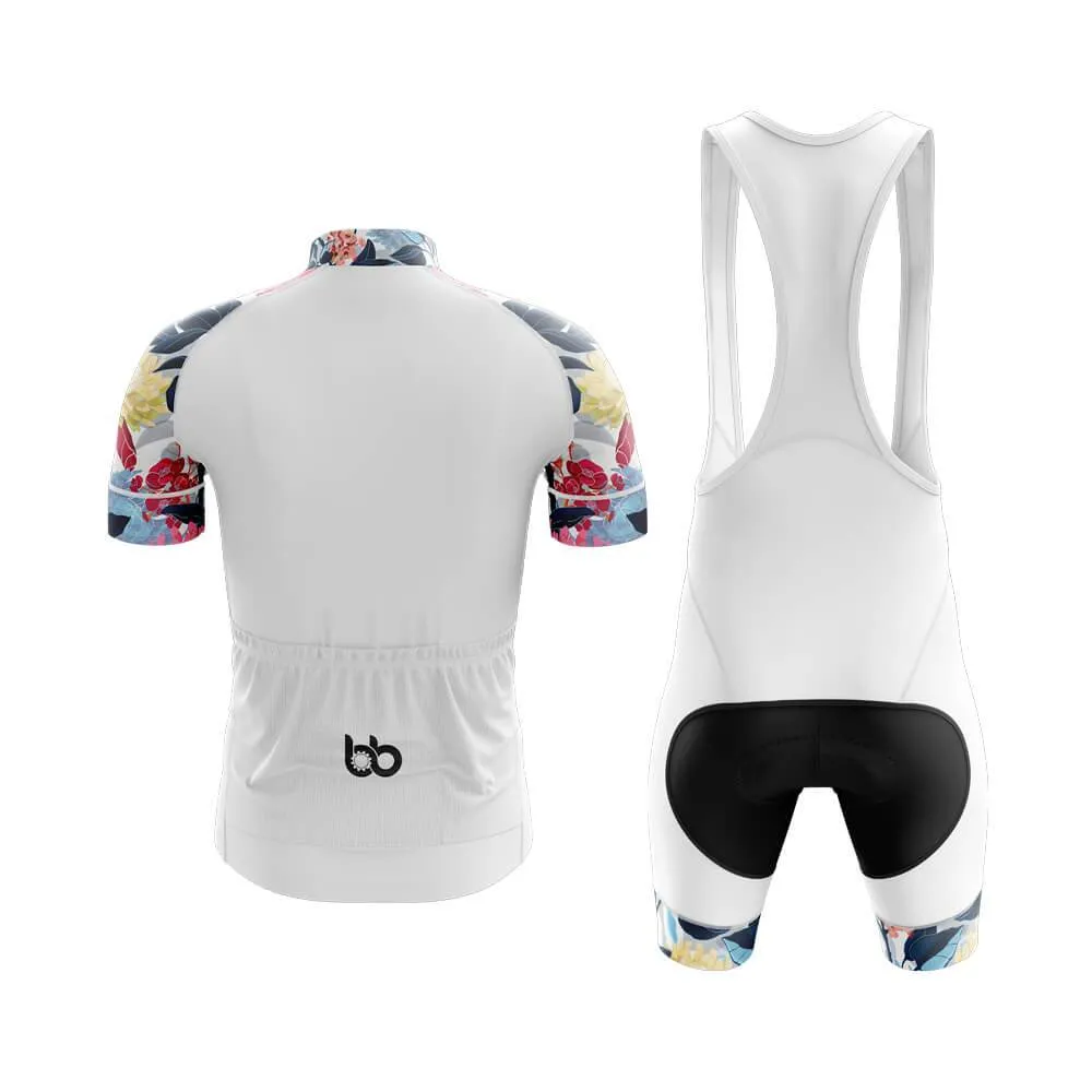 Botanical Garden Floral Sleeves Club Cycling Kit