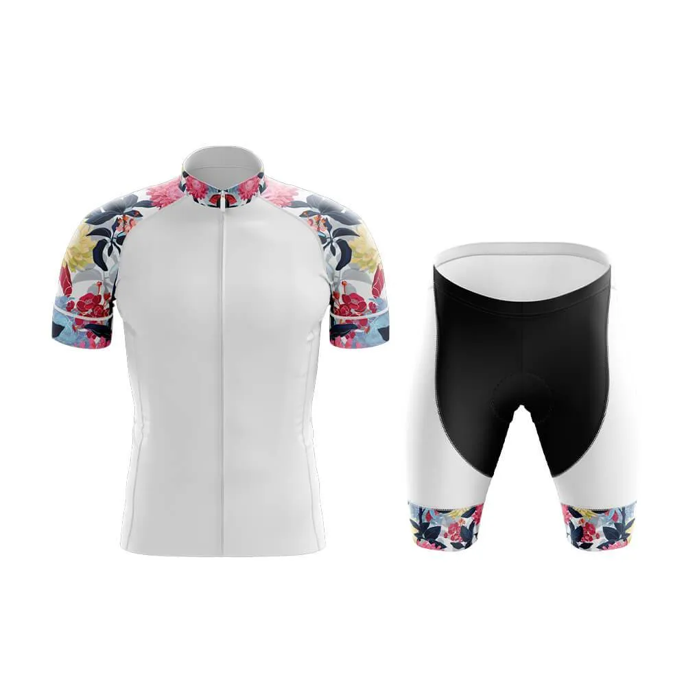 Botanical Garden Floral Sleeves Club Cycling Kit