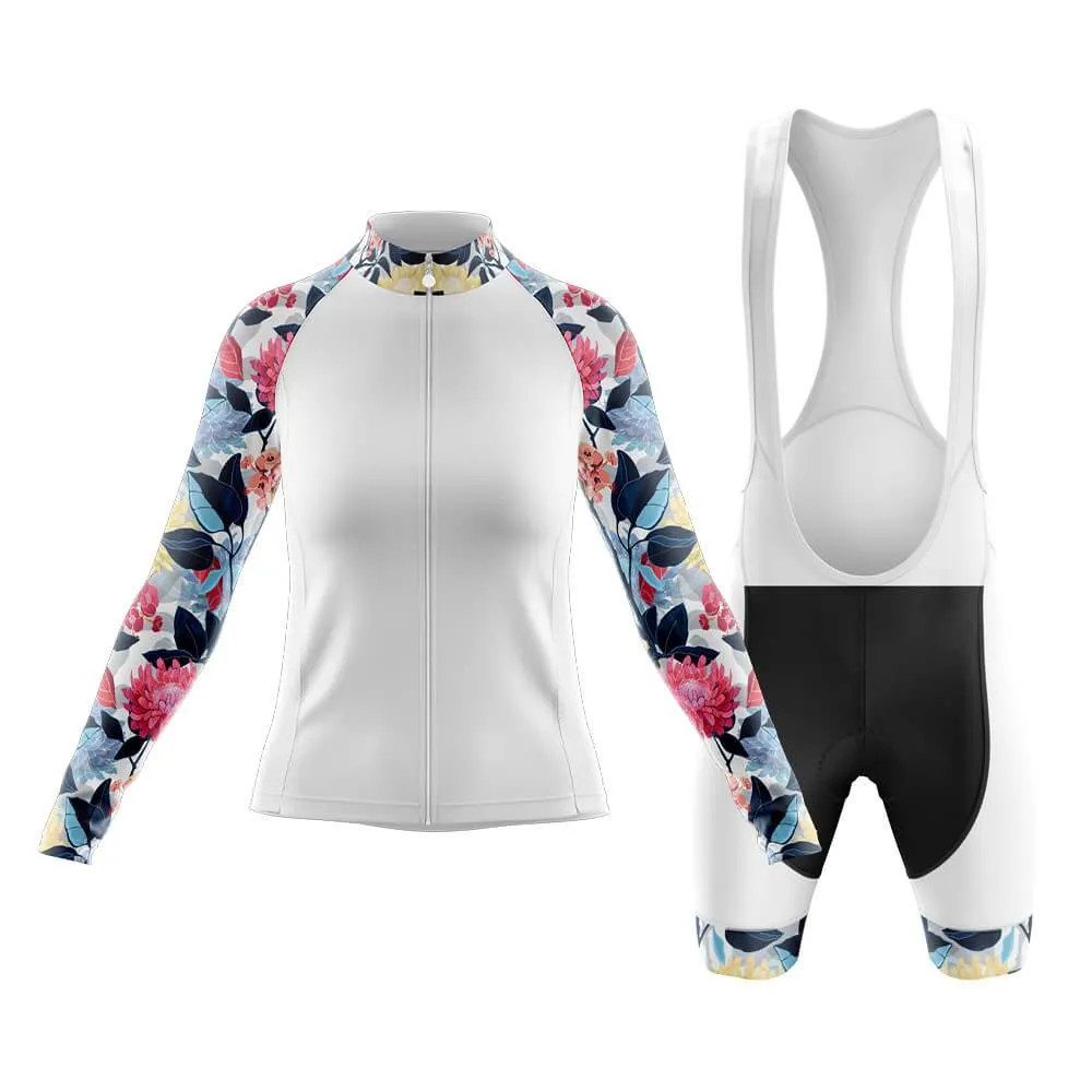 Botanical Garden Floral Sleeves Club Cycling Kit