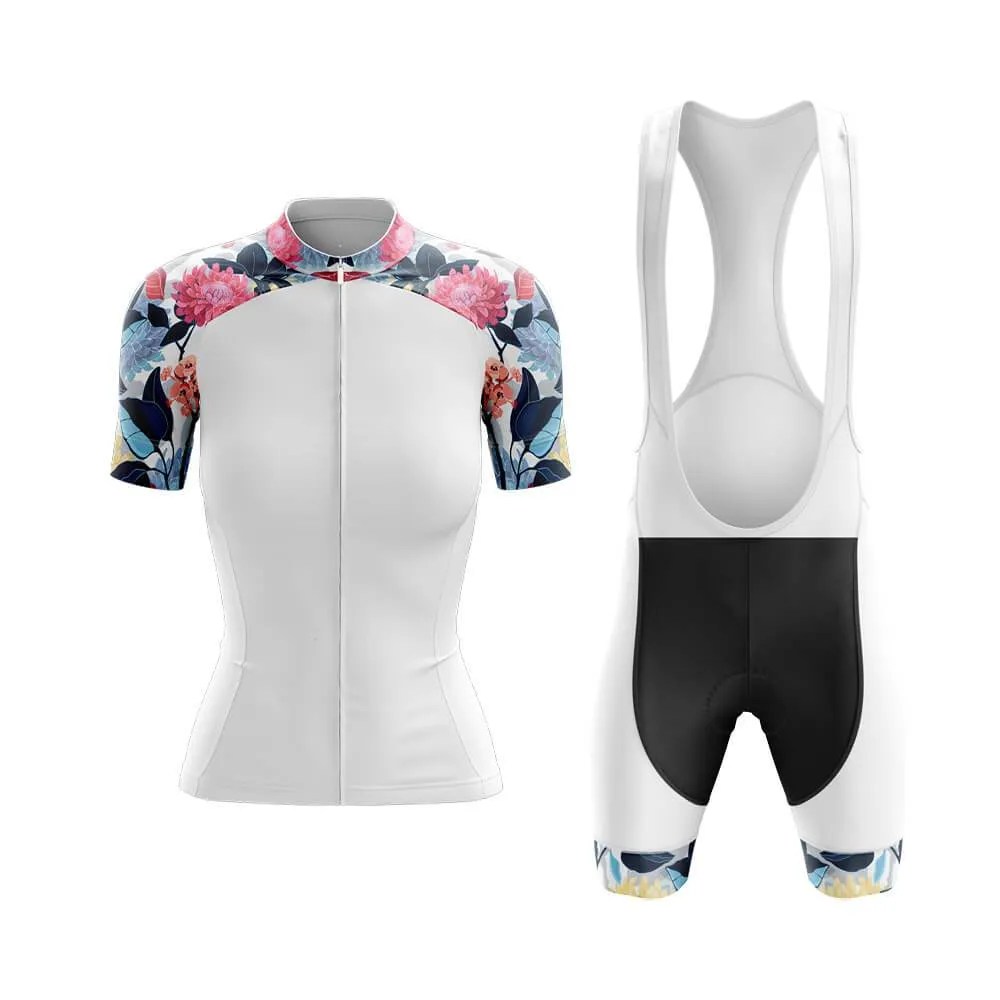 Botanical Garden Floral Sleeves Club Cycling Kit