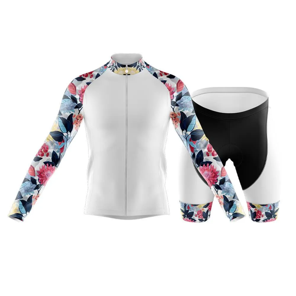 Botanical Garden Floral Sleeves Club Cycling Kit