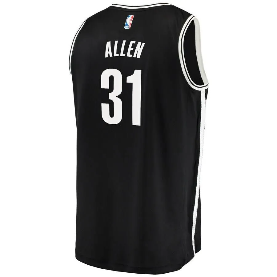 Brooklyn Nets Jarrett Allen Fanatics Branded Fast Break Player Icon Jersey Kids - Black | Ireland H0786N5