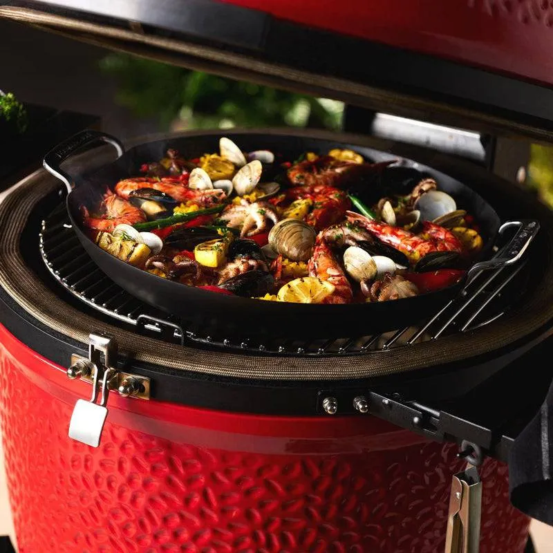 Carbon Steel Paella Pan for Classic Joe™ and Big Joe™ Grills - Kamado Joe® Karbon Steel™