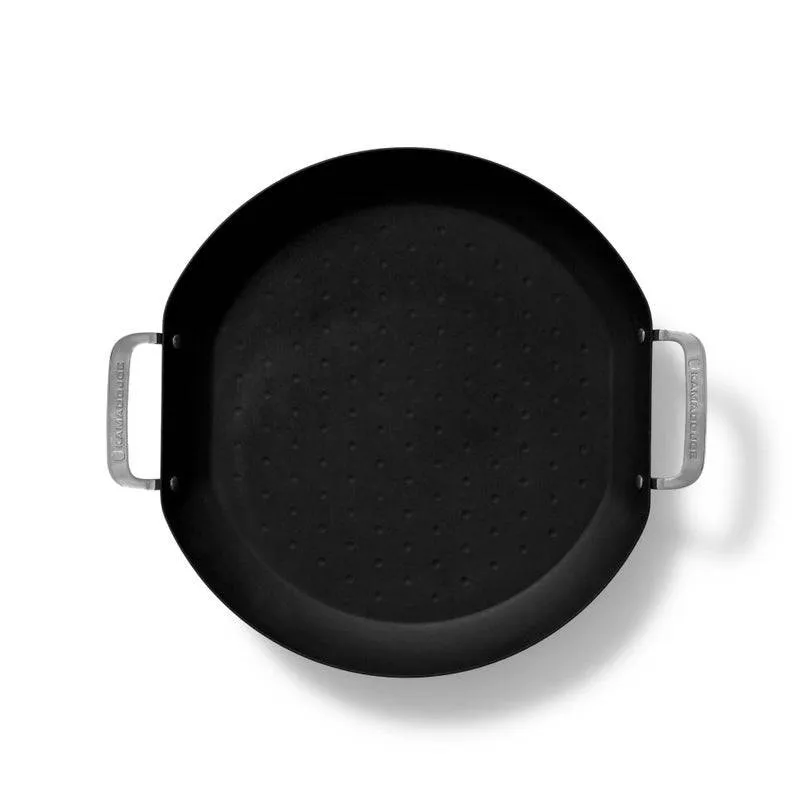 Carbon Steel Paella Pan for Classic Joe™ and Big Joe™ Grills - Kamado Joe® Karbon Steel™