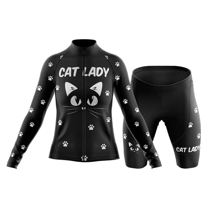 Cat Lady (V4-Black) Club Cycling Kit