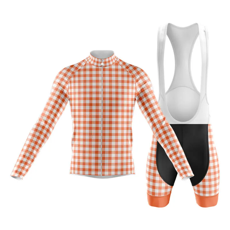 Checkered (Coral) Club Cycling Kit