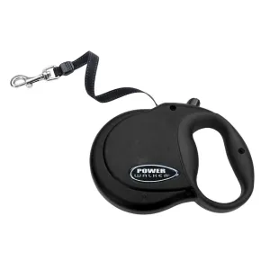 Coastal Pet Products Power Walker Dog Retractable Leash in Black