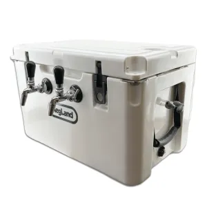 Double Flow Control Tap Cooler Box/Jockey Box/Magic Box - With Aluminium Cold Plate