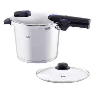 Fissler 6.4 quart Vitaquick Pressure Cooker with Glass Lid