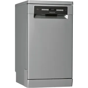 HOTPOINT HSFO3T223WX 10 Place Slimline Freestanding Dishwasher - Stainless Steel