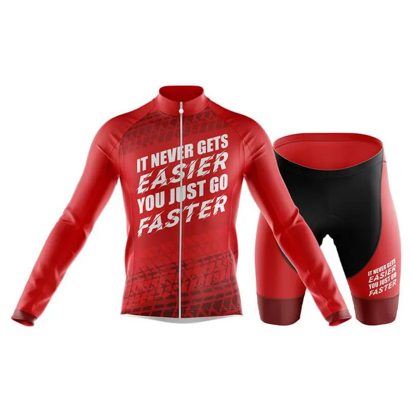 It never gets easier, you just go faster (V3) Club Cycling Kit