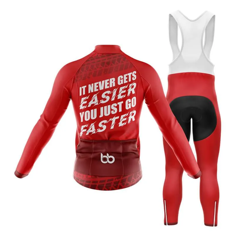 It never gets easier, you just go faster (V3) Club Cycling Kit