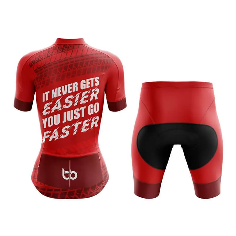 It never gets easier, you just go faster (V3) Club Cycling Kit