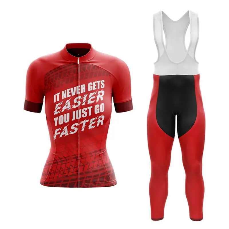 It never gets easier, you just go faster (V3) Club Cycling Kit