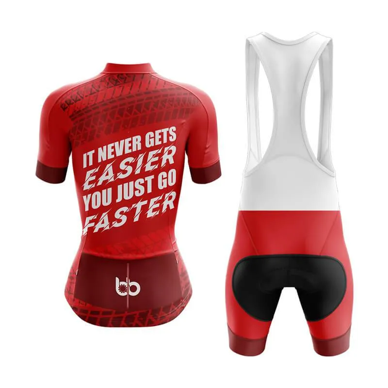 It never gets easier, you just go faster (V3) Club Cycling Kit