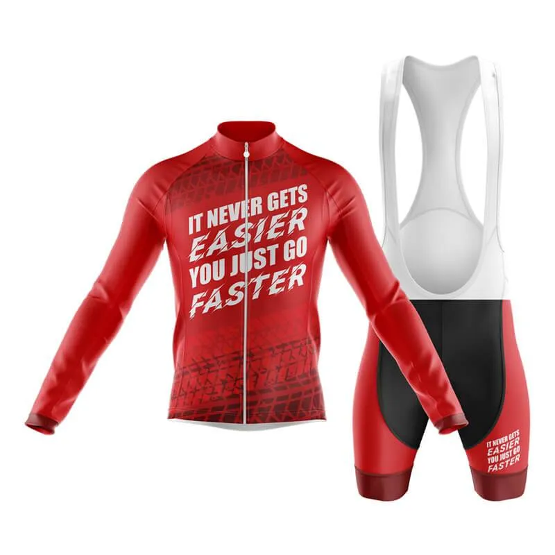 It never gets easier, you just go faster (V3) Club Cycling Kit