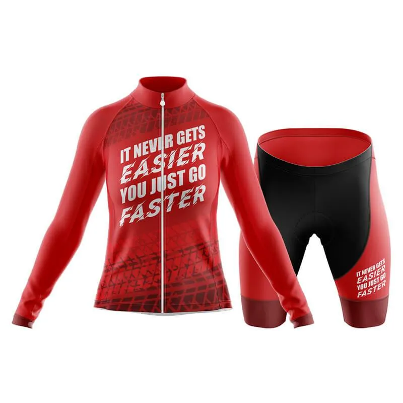 It never gets easier, you just go faster (V3) Club Cycling Kit