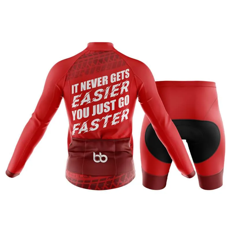 It never gets easier, you just go faster (V3) Club Cycling Kit