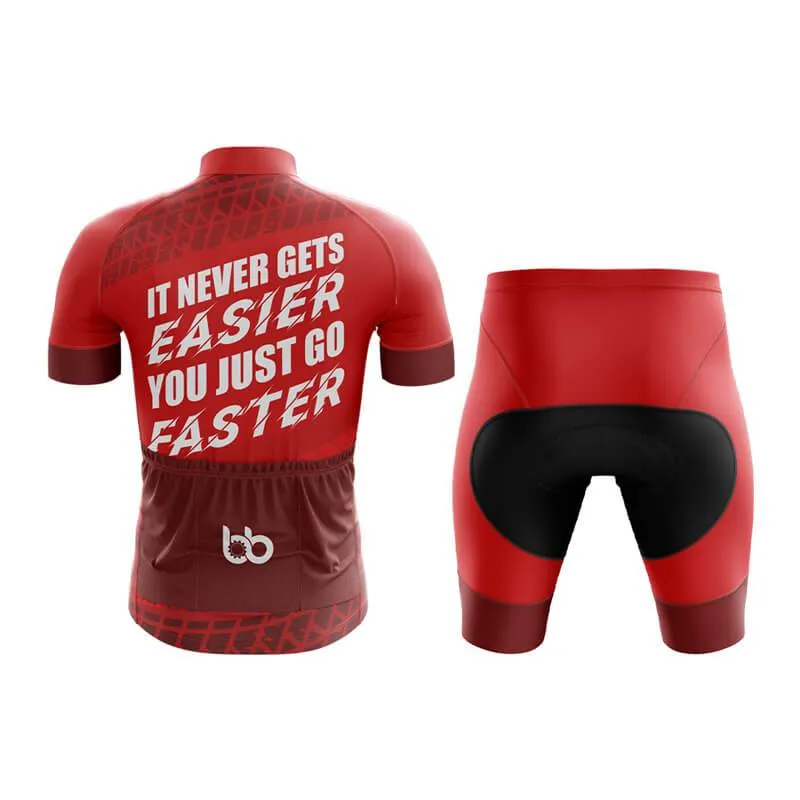 It never gets easier, you just go faster (V3) Club Cycling Kit