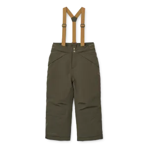 Liewood Fenja Snow Pants | Army Brown - Golden Caramel