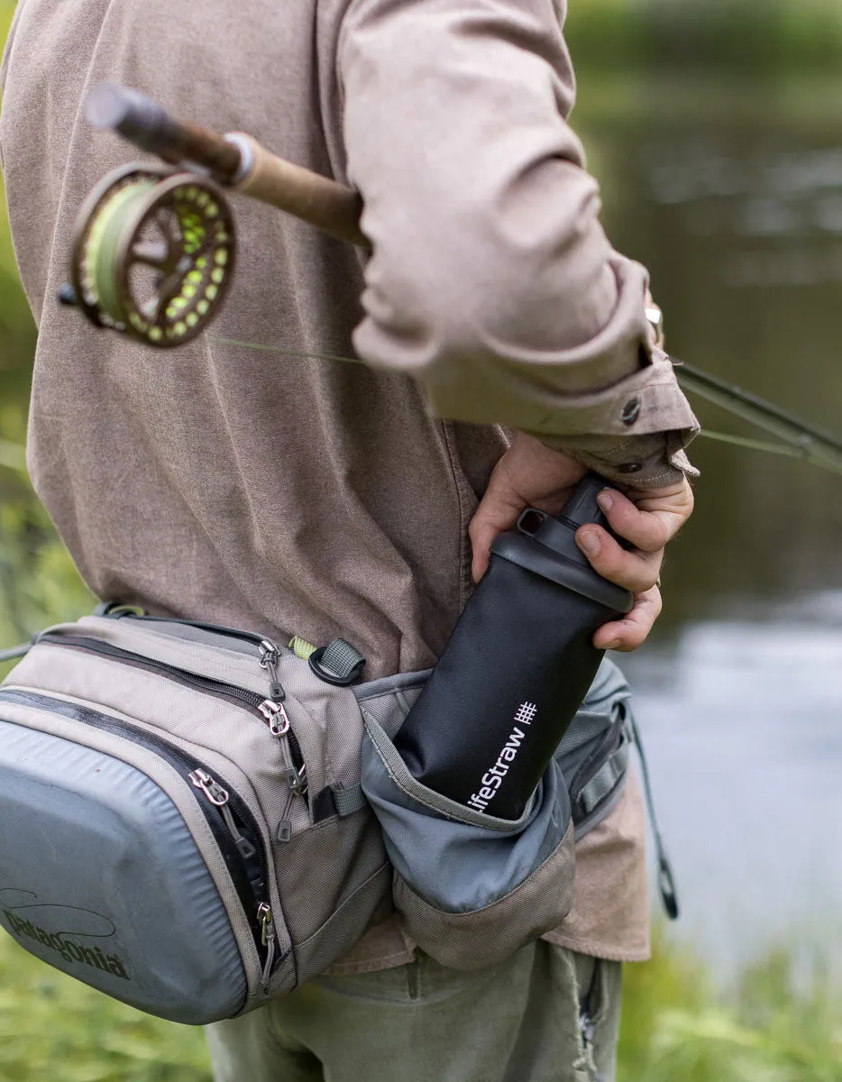 LifeStraw Peak Series Collapsible Squeeze 650 ml Bottle with Filter