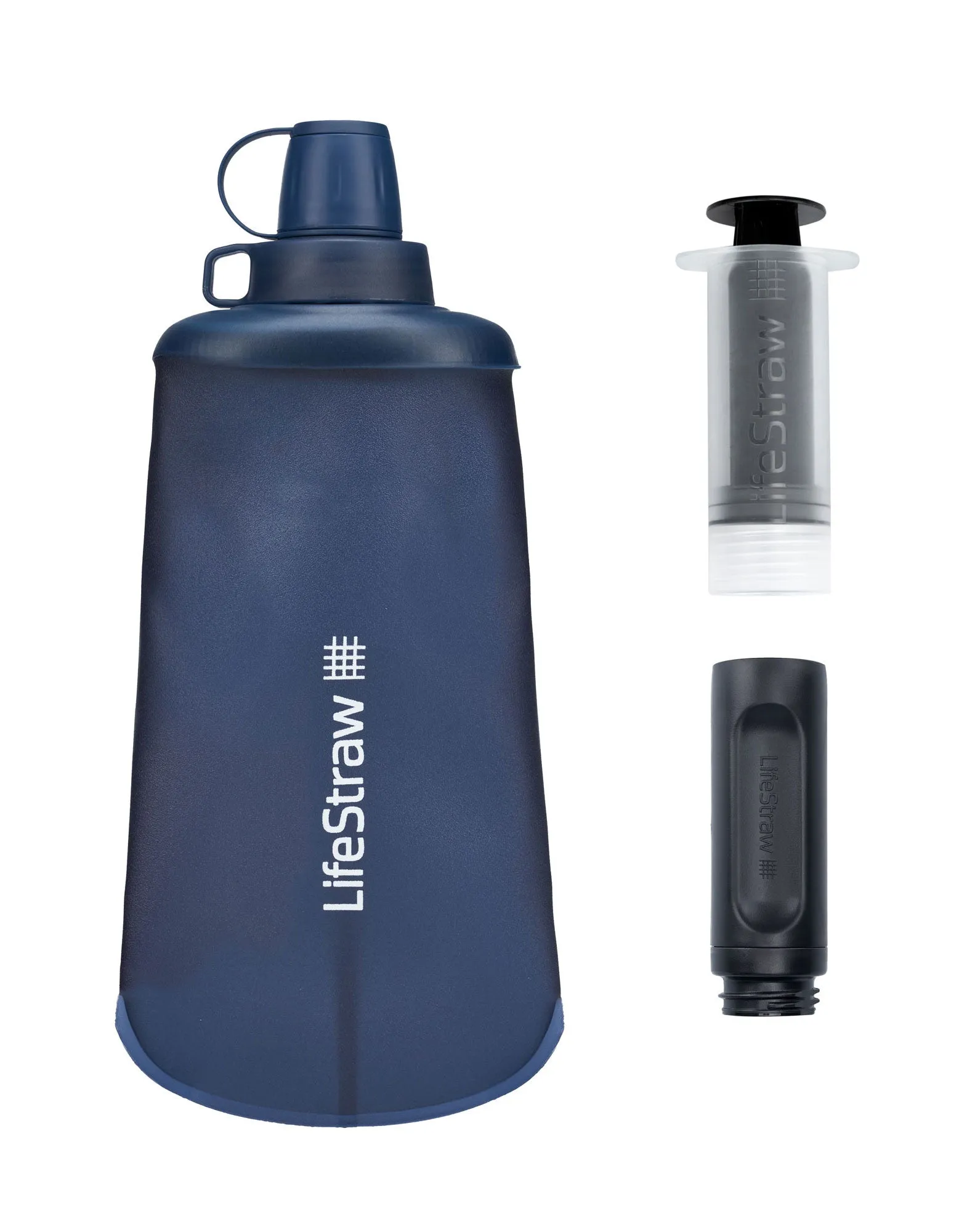 LifeStraw Peak Series Collapsible Squeeze 650 ml Bottle with Filter