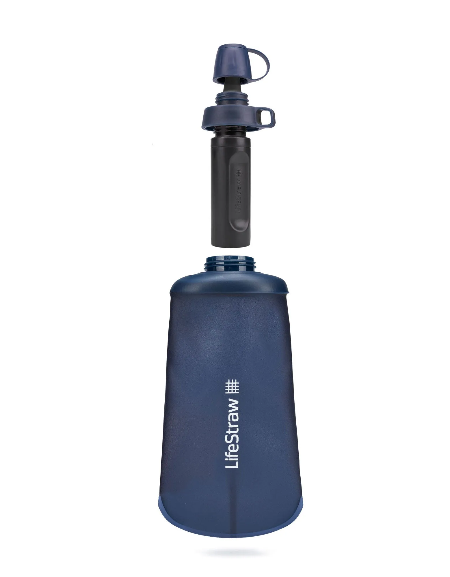 LifeStraw Peak Series Collapsible Squeeze 650 ml Bottle with Filter