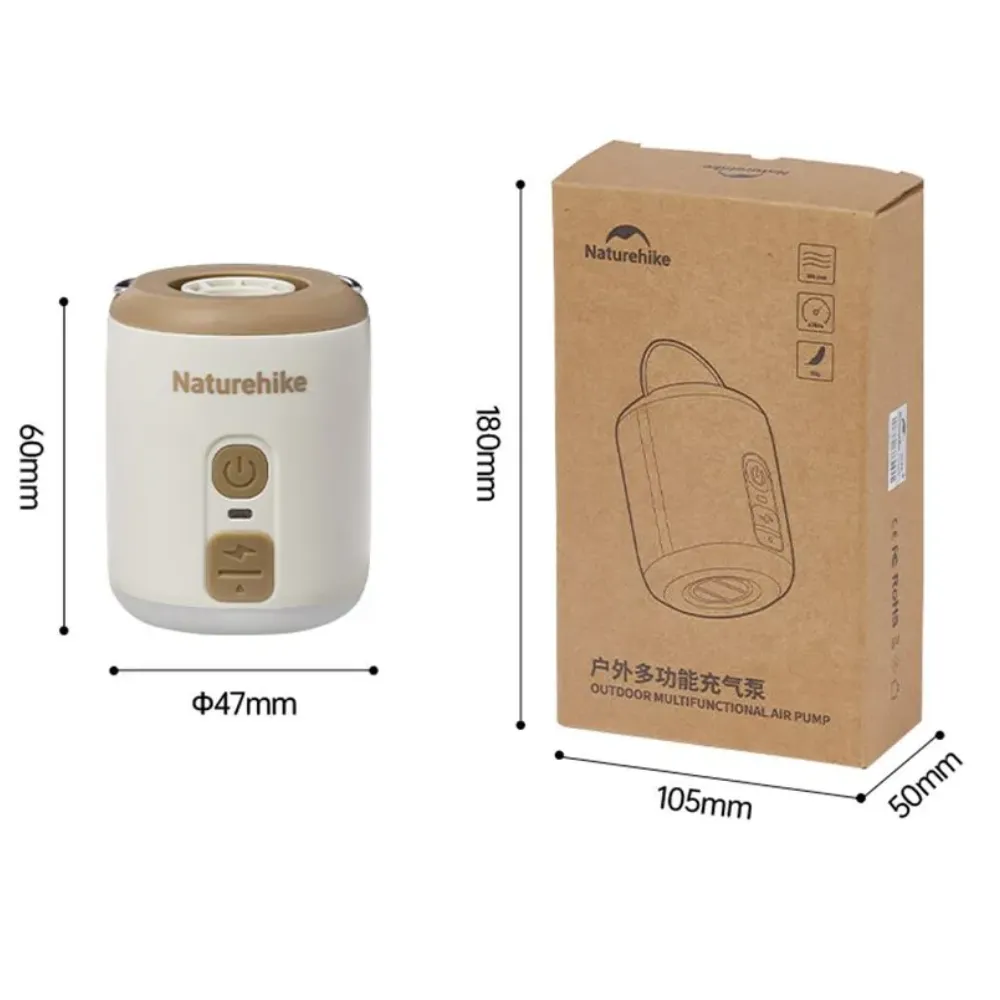 Naturehike Wind-Mini USB Electric pump for air bed Lighting