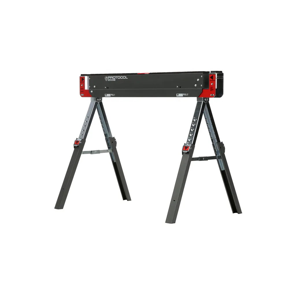 Protocol 67104 SH-042, 42" Work Table Adjustable Sawhorse