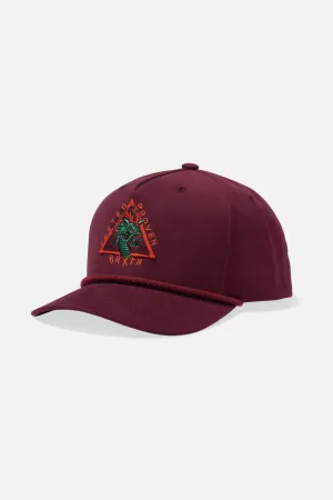 Puff NetPlus MP Snapback - Mahogany