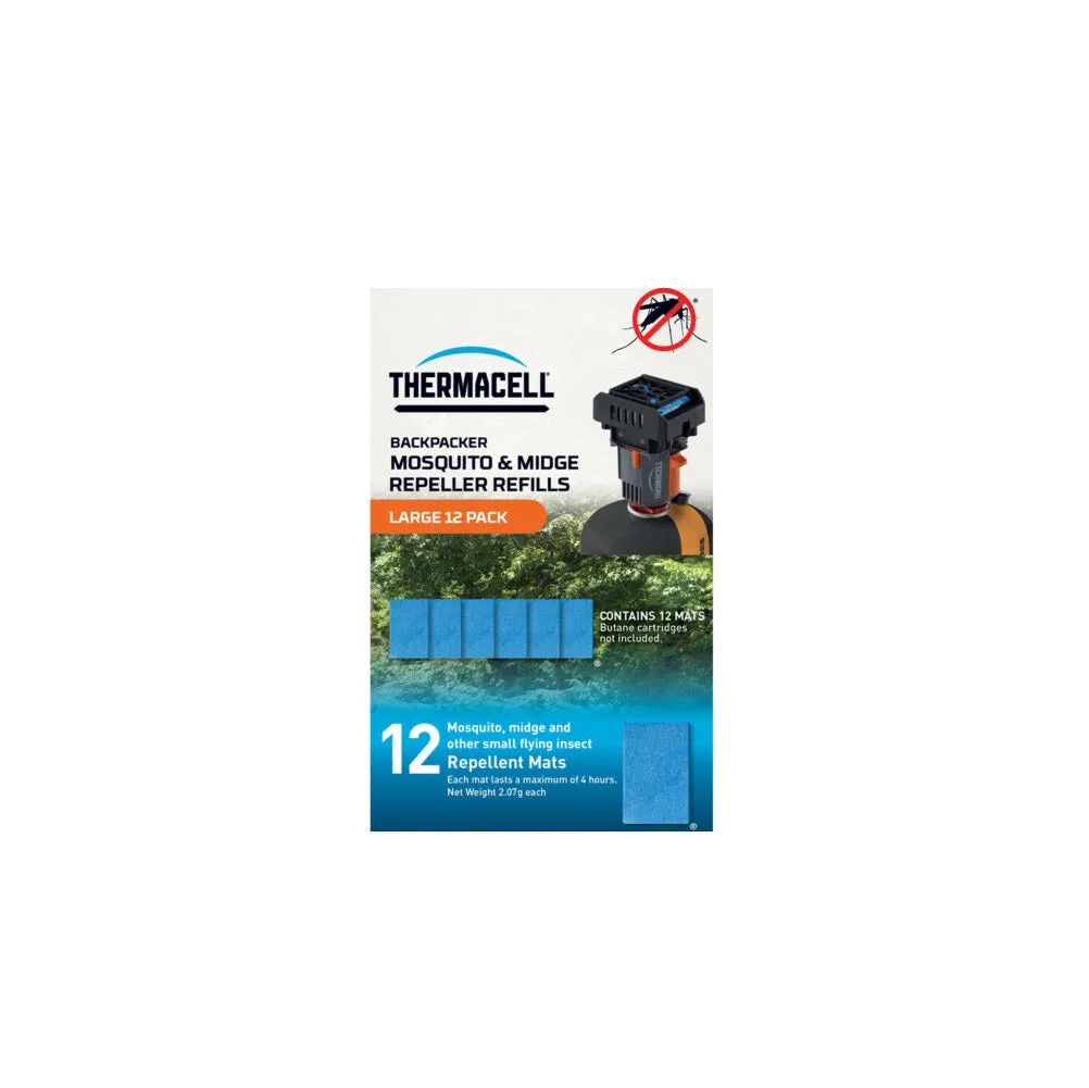 Thermacell Backpacker Mosquito &amp; Midge Repeller Refill - Large 12 Pack