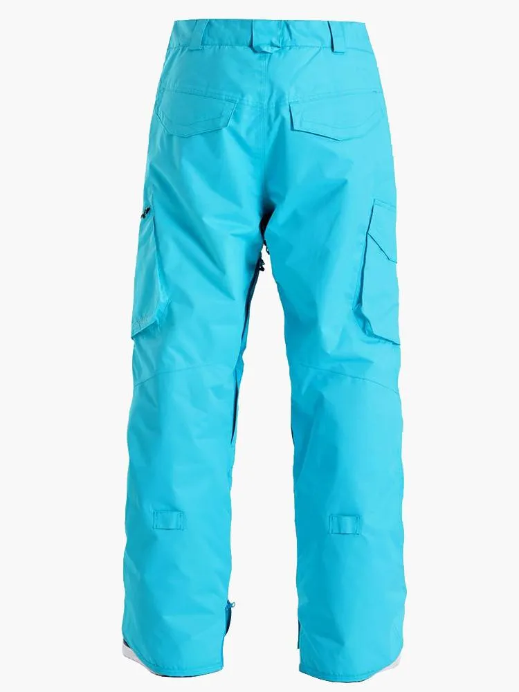 Waterproof Windproof Sky Blue Snowboard Pants Ski Pants For Mens